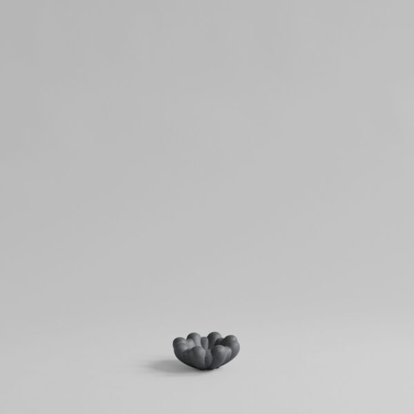 Bloom Tray, Mini - Dark Grey - Bone White