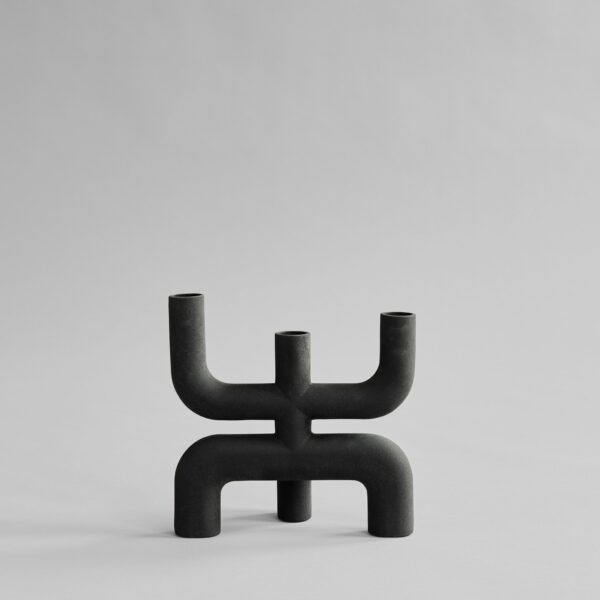 Cobra Candle Holder - Black - Black