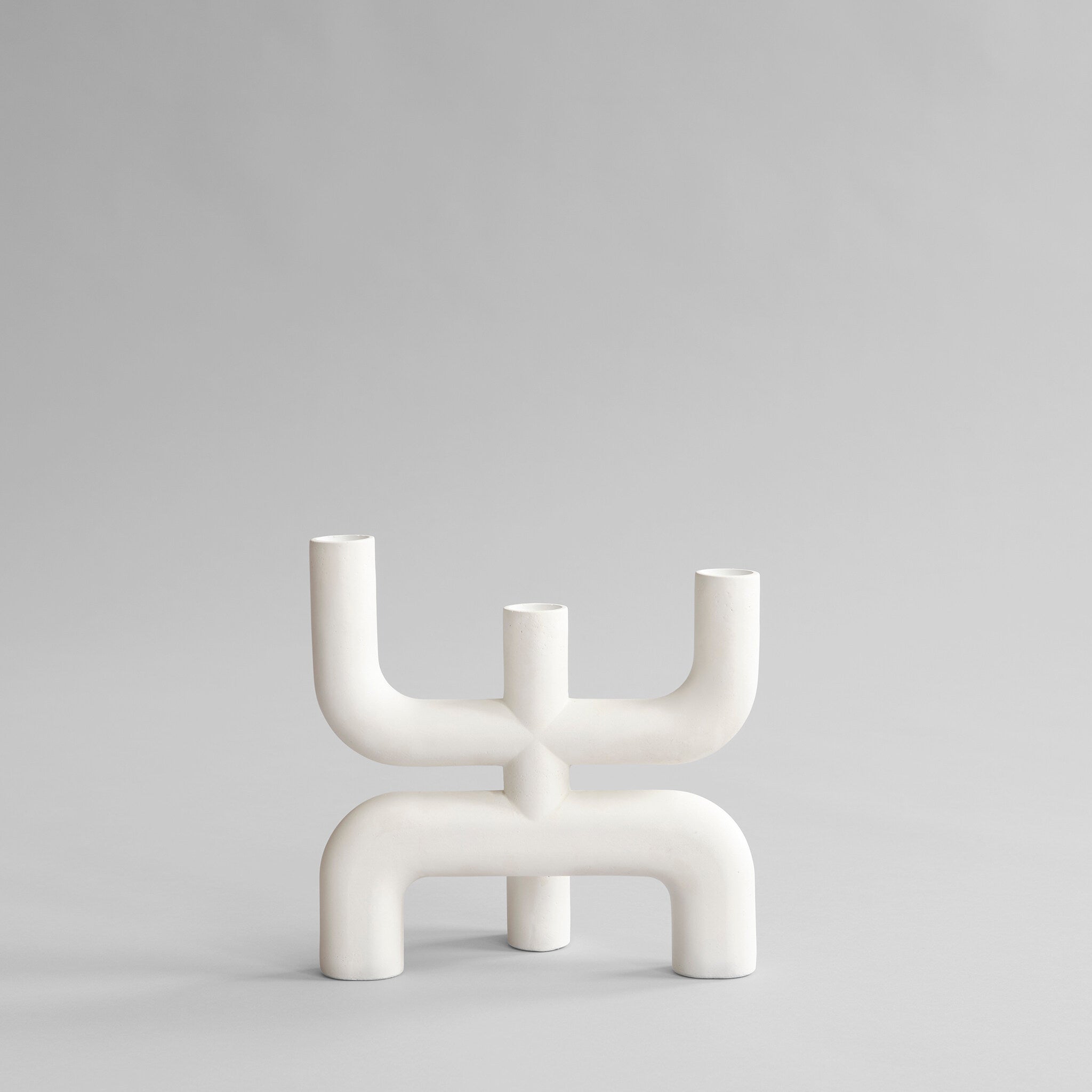 Cobra Candle Holder - Bone White - Black 1 Cobra Candle Holder - Bone White - Black