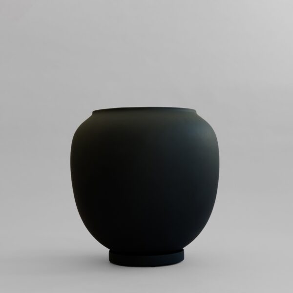 Sunao Plant Pot, Hexa - Black - Black