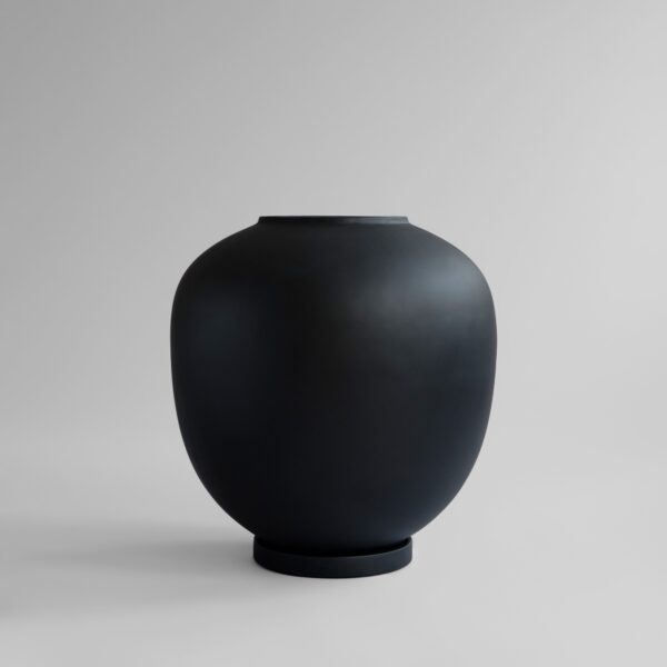 Sunao Vase, Hexa - Black - Birch