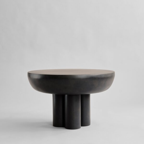 Crown Table, Low - Coffee - Bone White