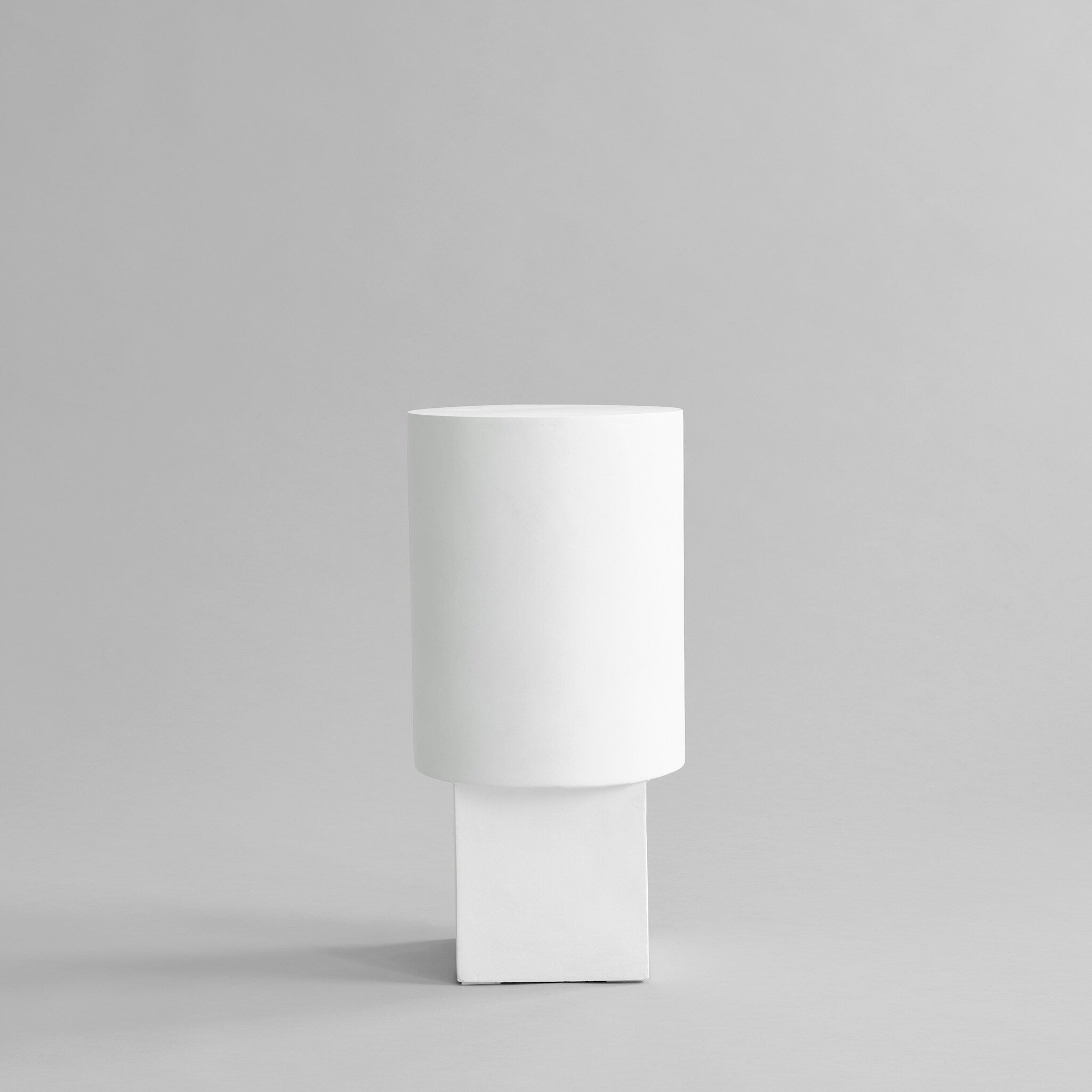 Column Table - Bone White - Coffee 1 Column Table - Bone White - Coffee