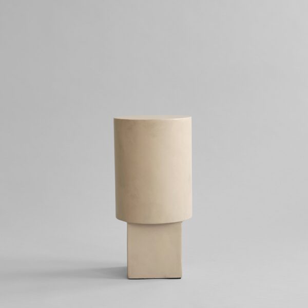 Column Table - Sand - Coffee