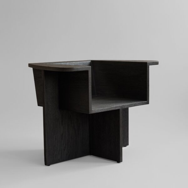Brutus Lounge Chair - Coffee Black Oak - Coffee Black Oak