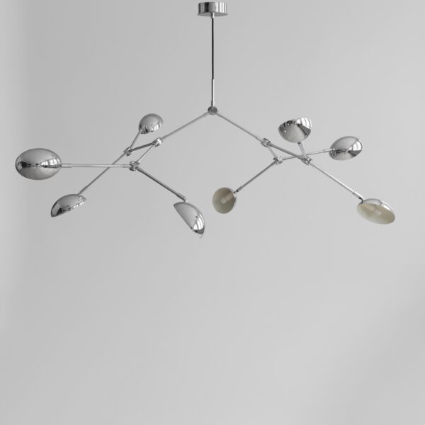 Drop Chandelier - Chrome - Oxidized