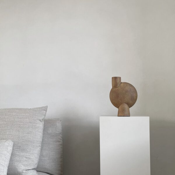 Sphere Vase Bubl, Mini - Ocher - Black
