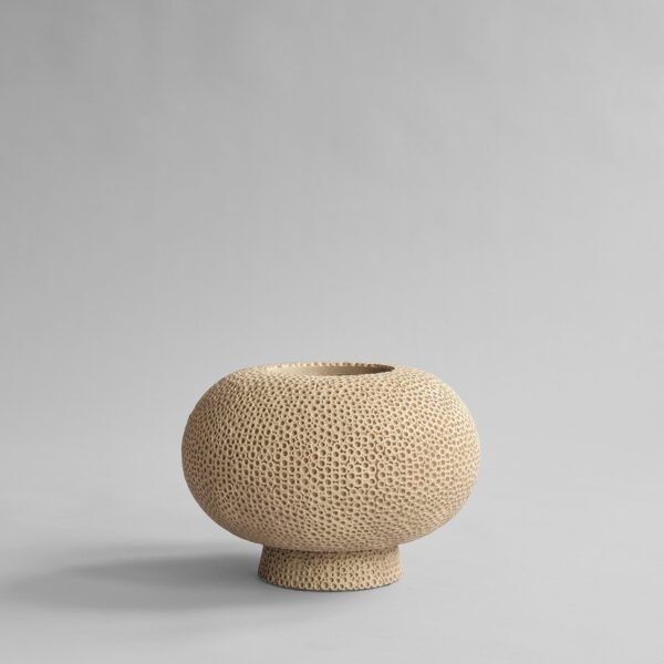 Kabin Vase, Shisen - Sand - Coffee