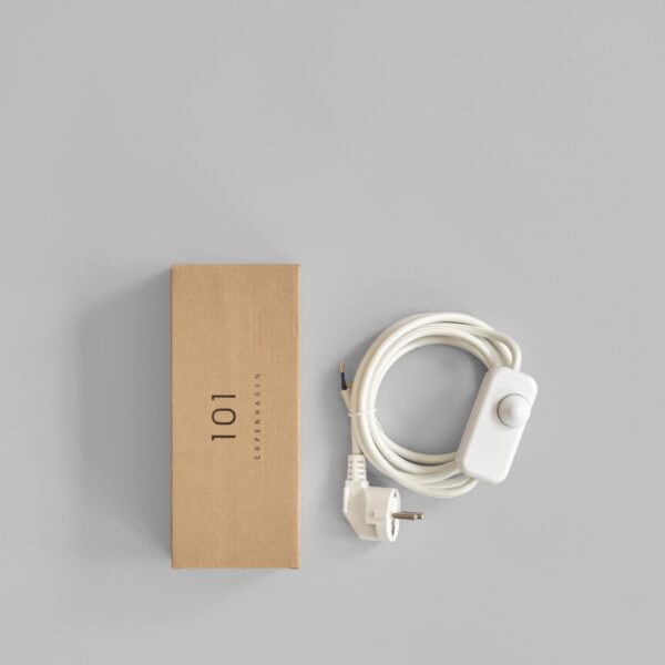 Cable Kit - White Cord with Dimmer (2m) - Black