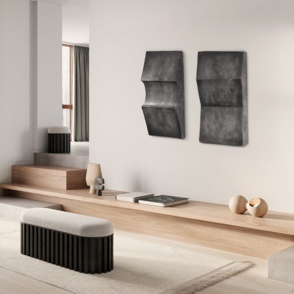 Sculpt Art, Triangle, Mini - Dark Grey - Dark Grey